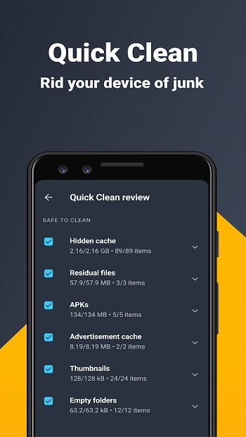 AVG Cleaner app detail