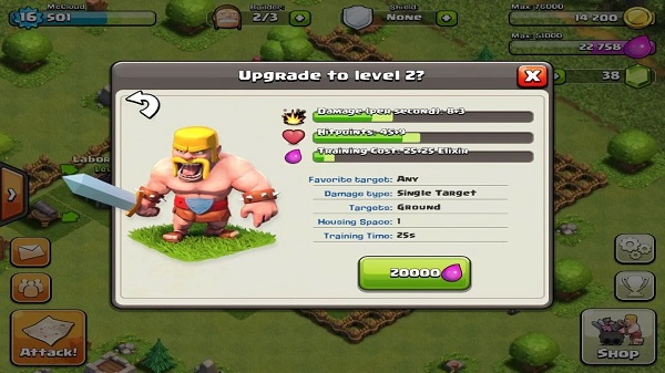 Clash of Clans game detail