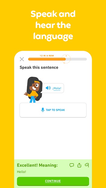 Duolingo app detail