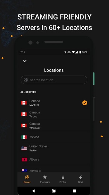 VPNhub app detail