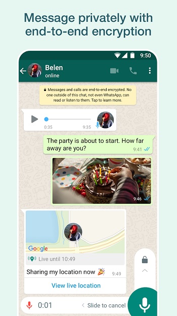 WhatsApp Messenger app detail